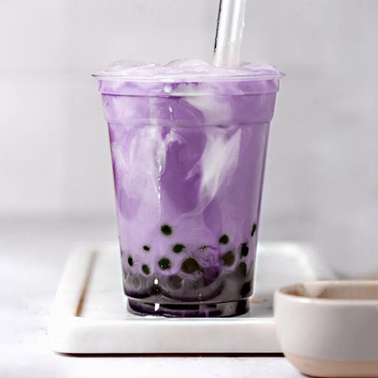 Taro Flavored Bubble Tea